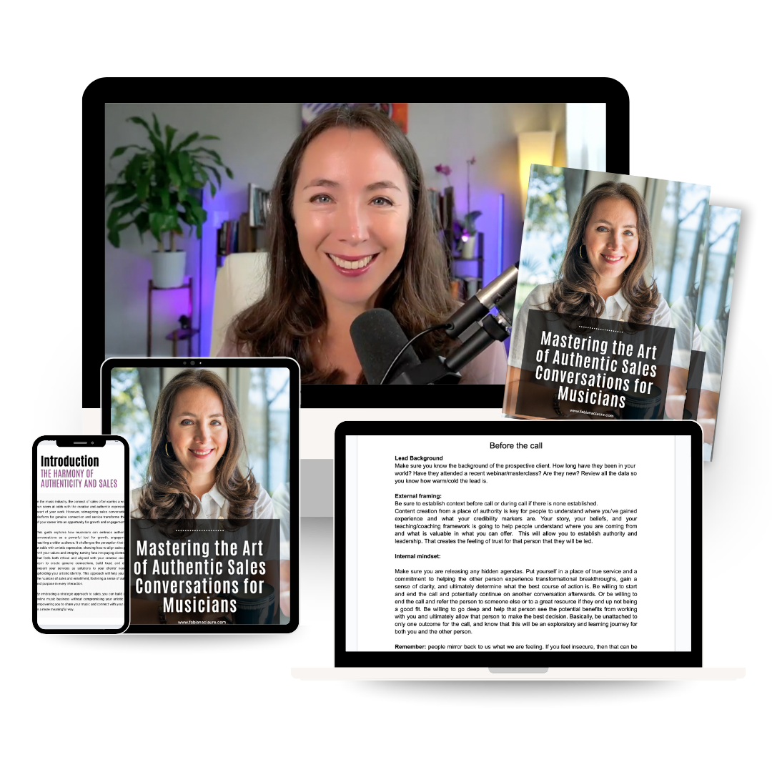 Mockup for Sales page